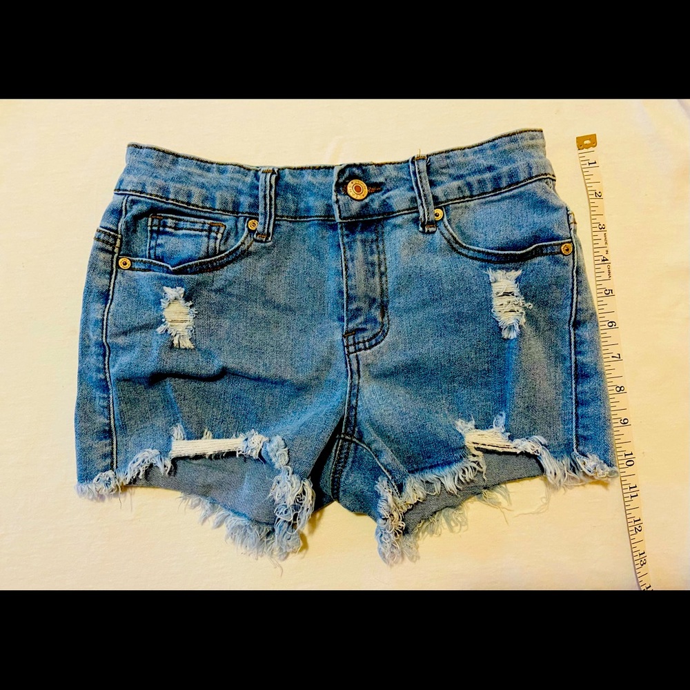 Girl jean shorts